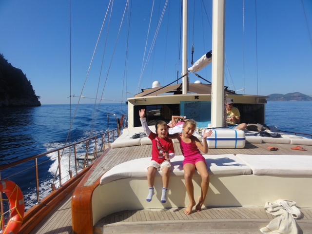 Kids On Board Of A Gulet Kids On Board Of A Gulet